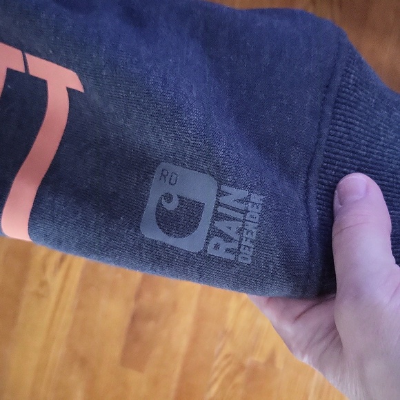 CARHARTT Rain Defender Zip Up Hoodie Size Small - Picture 4 of 11
